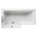 Cutout image of Ideal Standard Concept Square 1500 x 850mm Left-Handed Shower Bath